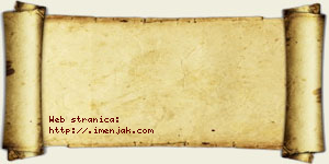 Danica Džaković vizit kartica